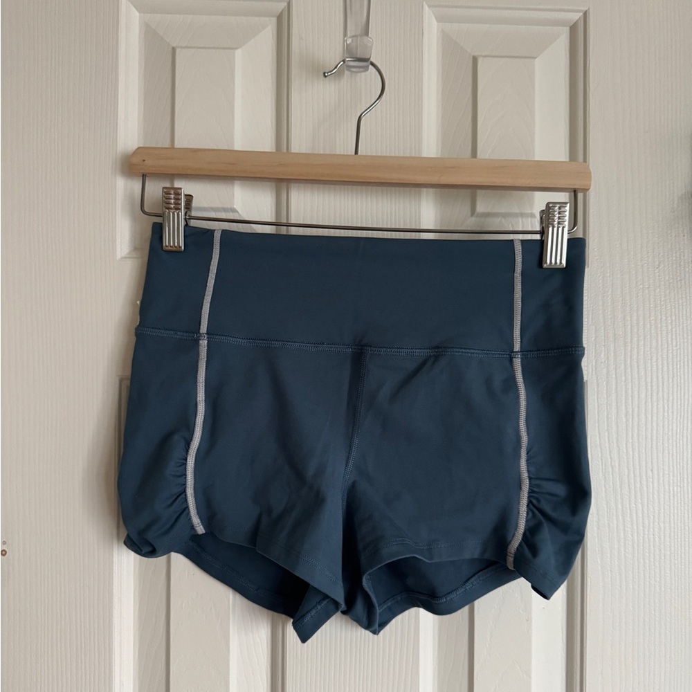 FP Movement You're A Peach Shorty Shorts in Skyline | NWOT